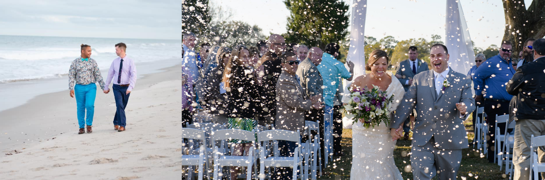 wedding collage